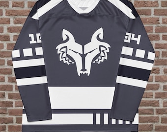 Wolffe Pack Custom Recycled hockey fan jersey