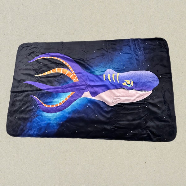 Couverture Sherpa Baleine Spatiale