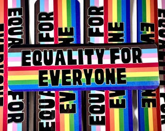 Equality For All Pride Flag Bookmarks