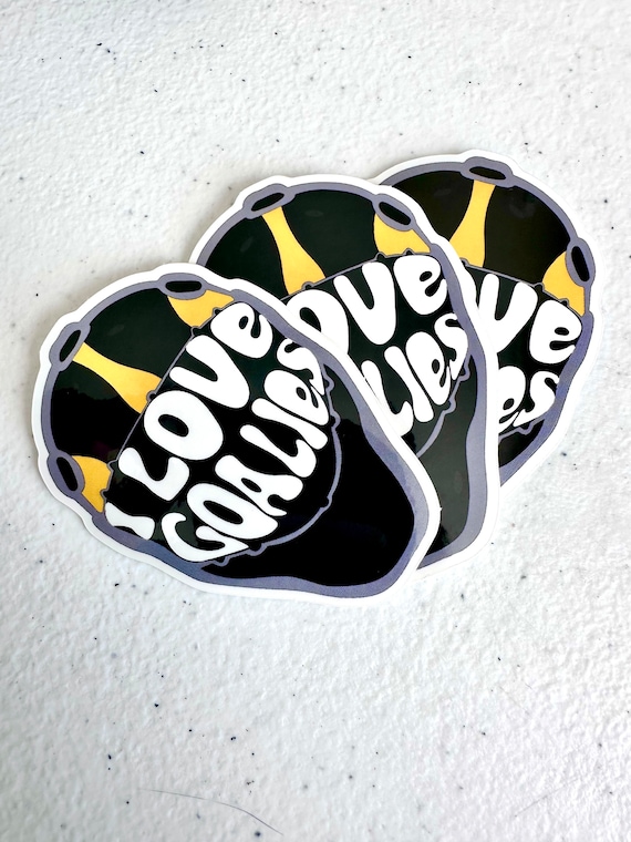 I Love Goalies Helmet Sticker