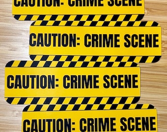 Caution Tape Matte Bookmarks