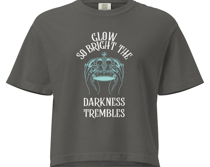 Featured listing image: Glow So Bright Everflame Women’s heavyweight boxy tee