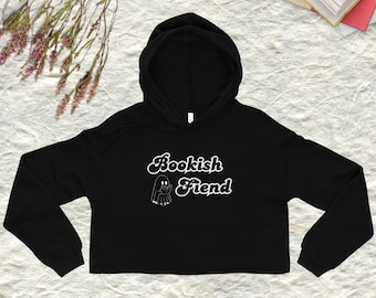 Bookish Fiend Crop Hoodie