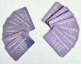 I’d Rather be Reading Smut Glitter Sticker Set