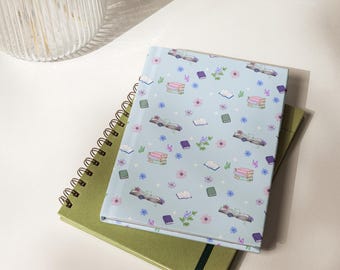 Blue Whimsy Hardcover journal matte