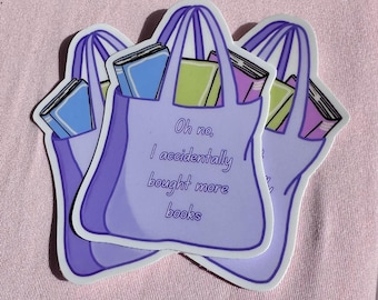Oops I bought more books sticker