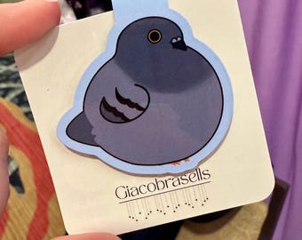 Pigeon Magnetic Bookmark
