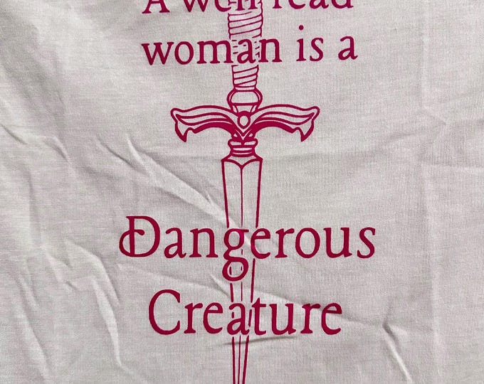 Featured listing image: Well Read Women Cropped Back Design Tee