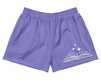 Bookish Vibrant All-Over Print Unisex Athletic Shorts