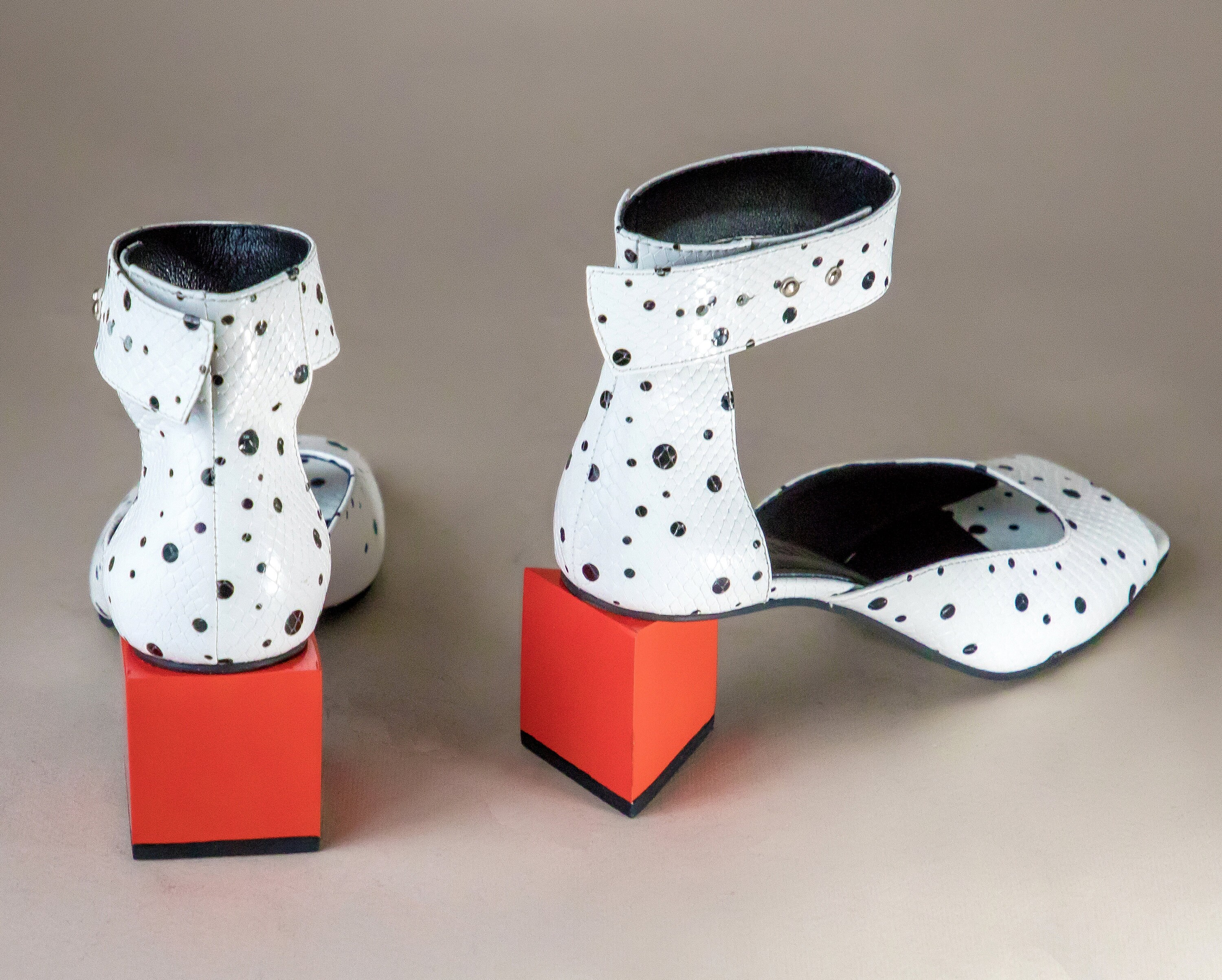 Women's sandals with author's painting heelsSummer | Etsy