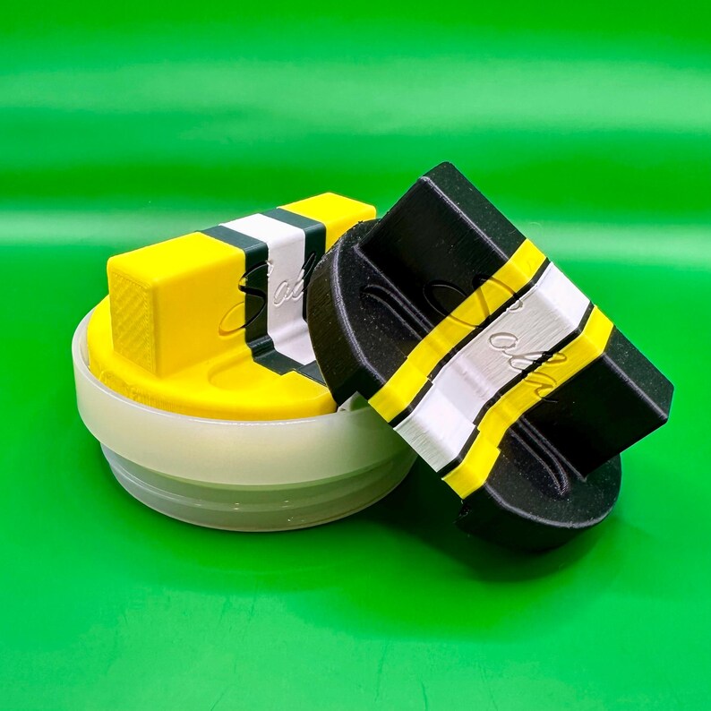 Left-3 stripe-yellow/forest green/white
Right-5 jersey stripe-black/yellow/white