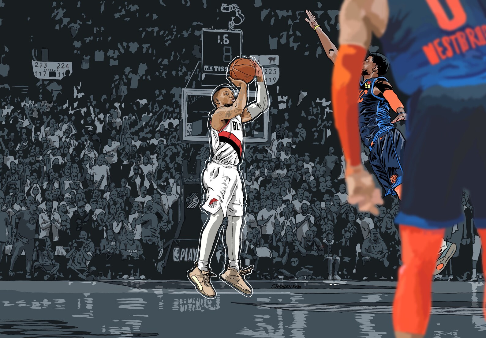 dame lillard shoes okc