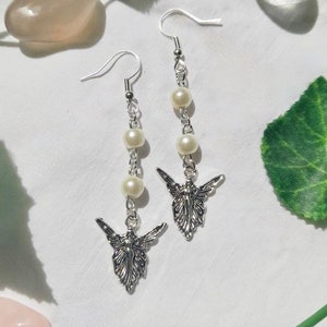 Cute Pearl Fairy Drop Earrings