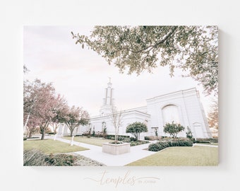 San Antonio Texas LDS temple | digital image | LDS printable, artistic finish | temple decor, gallery art | seminary art | Texas temple