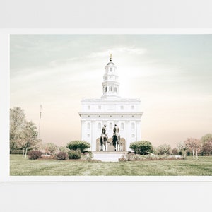 Nauvoo, Illinois LDS temple | digital photo | artistic finish | lds wedding gift, lds wall art | lds printable, temple photo | Nauvoo temple