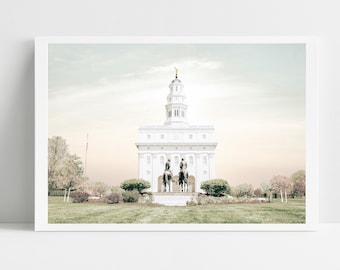 Nauvoo, Illinois LDS temple | digital photo | artistic finish | lds wedding gift, lds wall art | lds printable, temple photo | Nauvoo temple