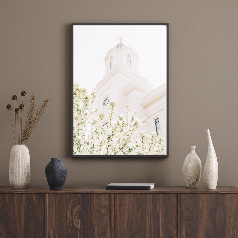 Cedar City Temple, Digital Picture, Cedar City Utah, Lds Print, Lds