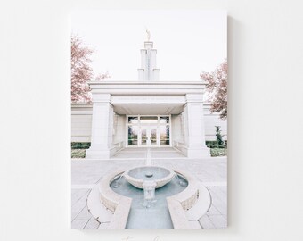 San Antonio TX temple, digital image, artistic finish, RS printable, LDS Wedding gift, San Antonio Temple