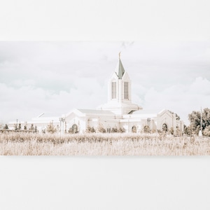 Fort Collins temple, digital image, modern christian art, lds home decor,  Fort Collins CO, lds art