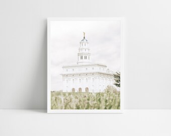 Nauvoo, Illinois LDS temple | digital photo | artistic finish | lds wedding gift, lds wall art | lds printable, temple photo | Nauvoo temple