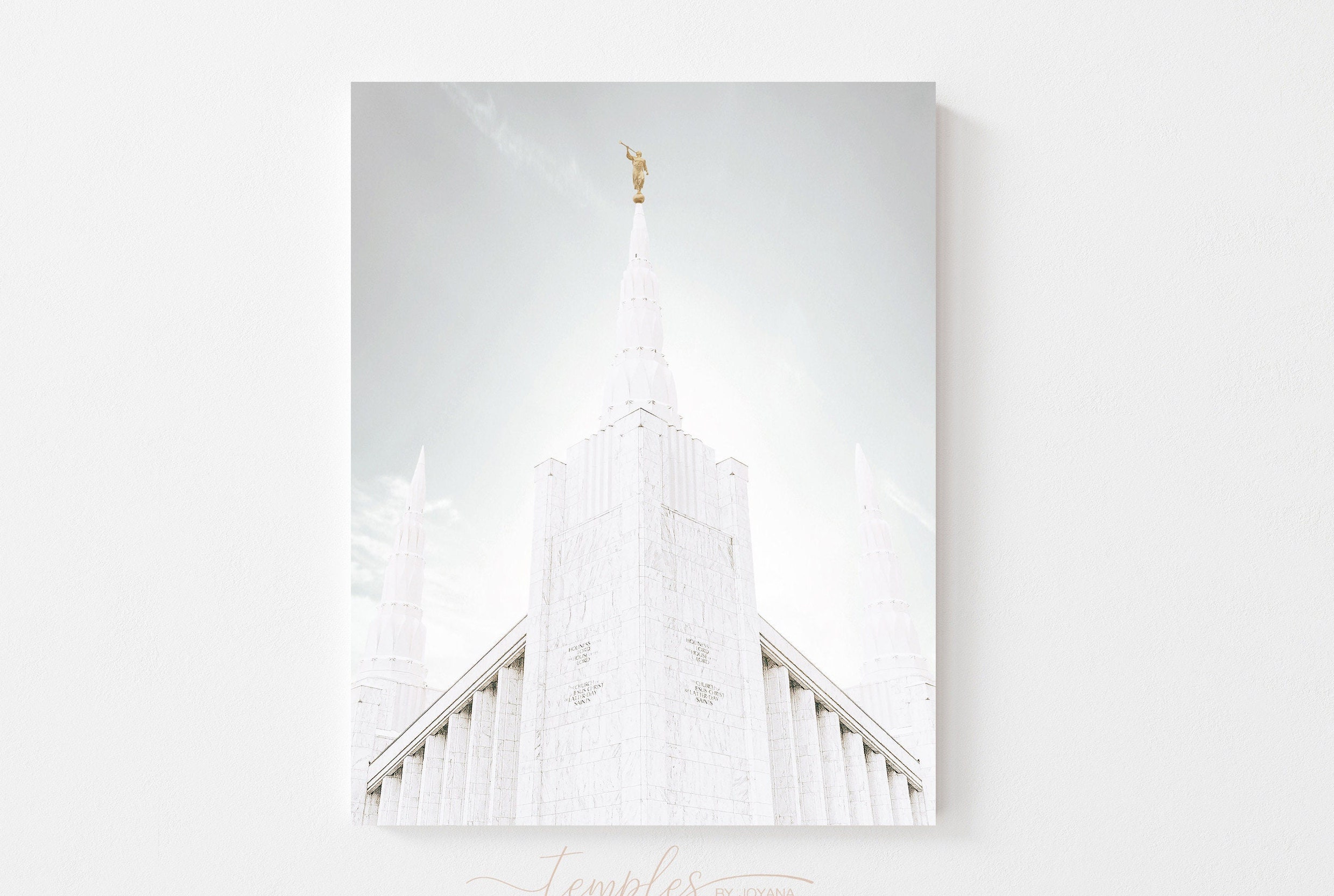 Portland Oregon LDS temple | digital print | artistic finish | lds parent gift, lds temple | lds printable, temple photo | Portland temple