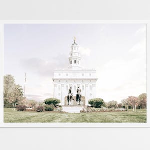 Nauvoo Illinois LDS temple | digital image | artistic finish | lds wedding gift, lds wall art | lds printable, temple photo | Nauvoo temple