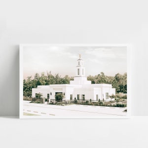 Baton Rouge, Louisiana LDS Temple, digital print, Baton Rouge LA, lds temple art, lds wedding, lds temple, temple photo, Louisiana temple