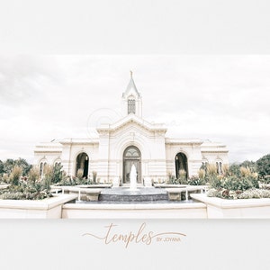 Fort Collins Colorado LDS temple, digital image, modern lds art, fort collins temple, lds wedding gift, Primary printable, lds temple photo