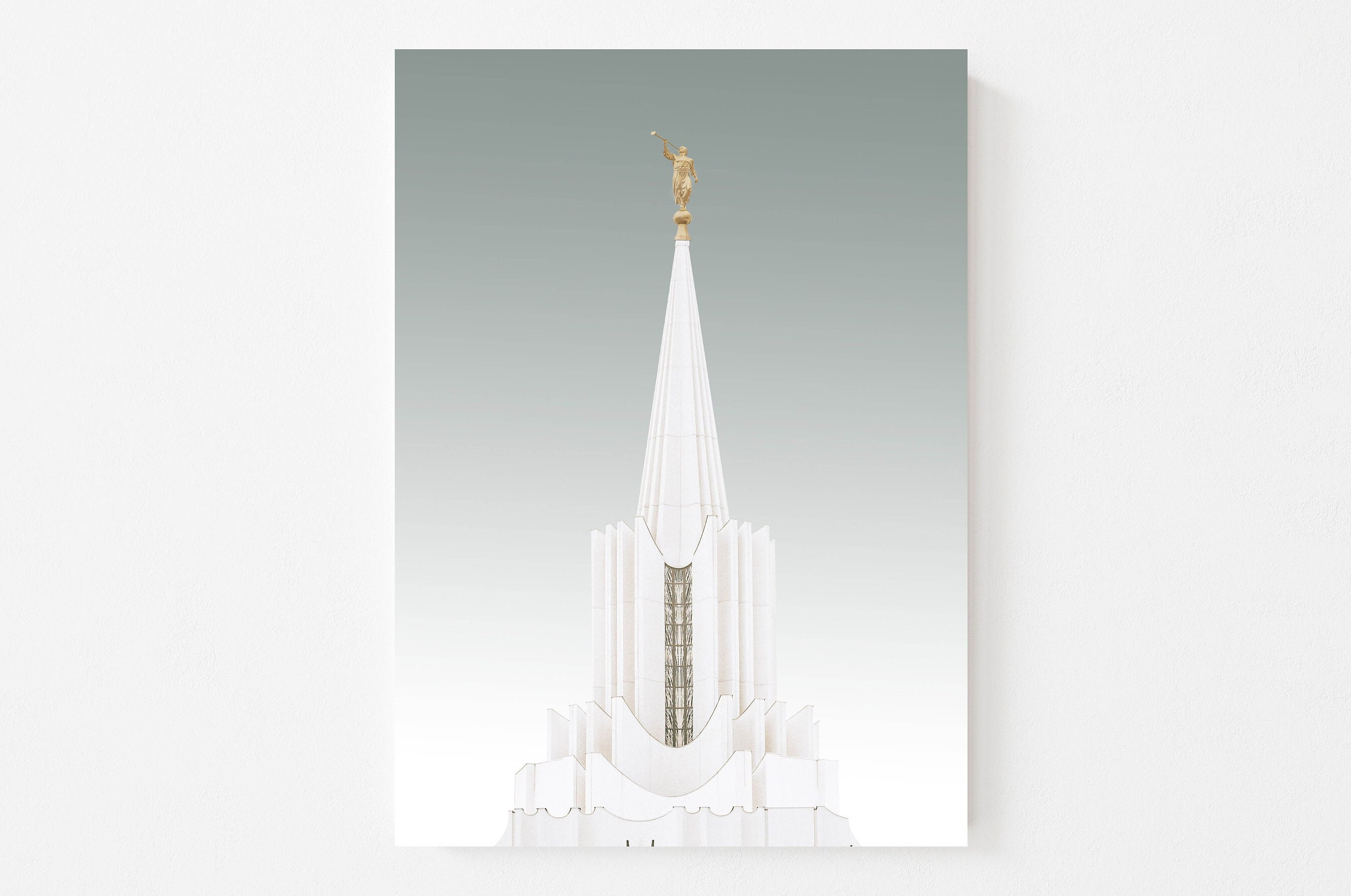 Jordan River LDS Temple Digital Photo South Jordan Lds Art, Minimal ...