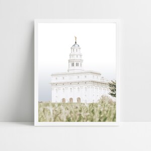 Nauvoo LDS temple, digital photo, wall art, lds wedding gift, lds printable, temple photo, Nauvoo temple, modern christian art
