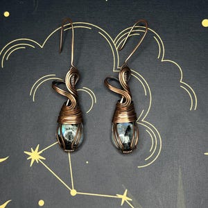 Moonstone Earrings.