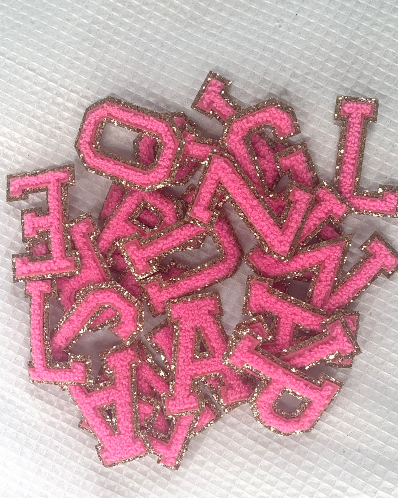 Chenille Letter Patches Personalised Letter Patches Letter Etsy UK