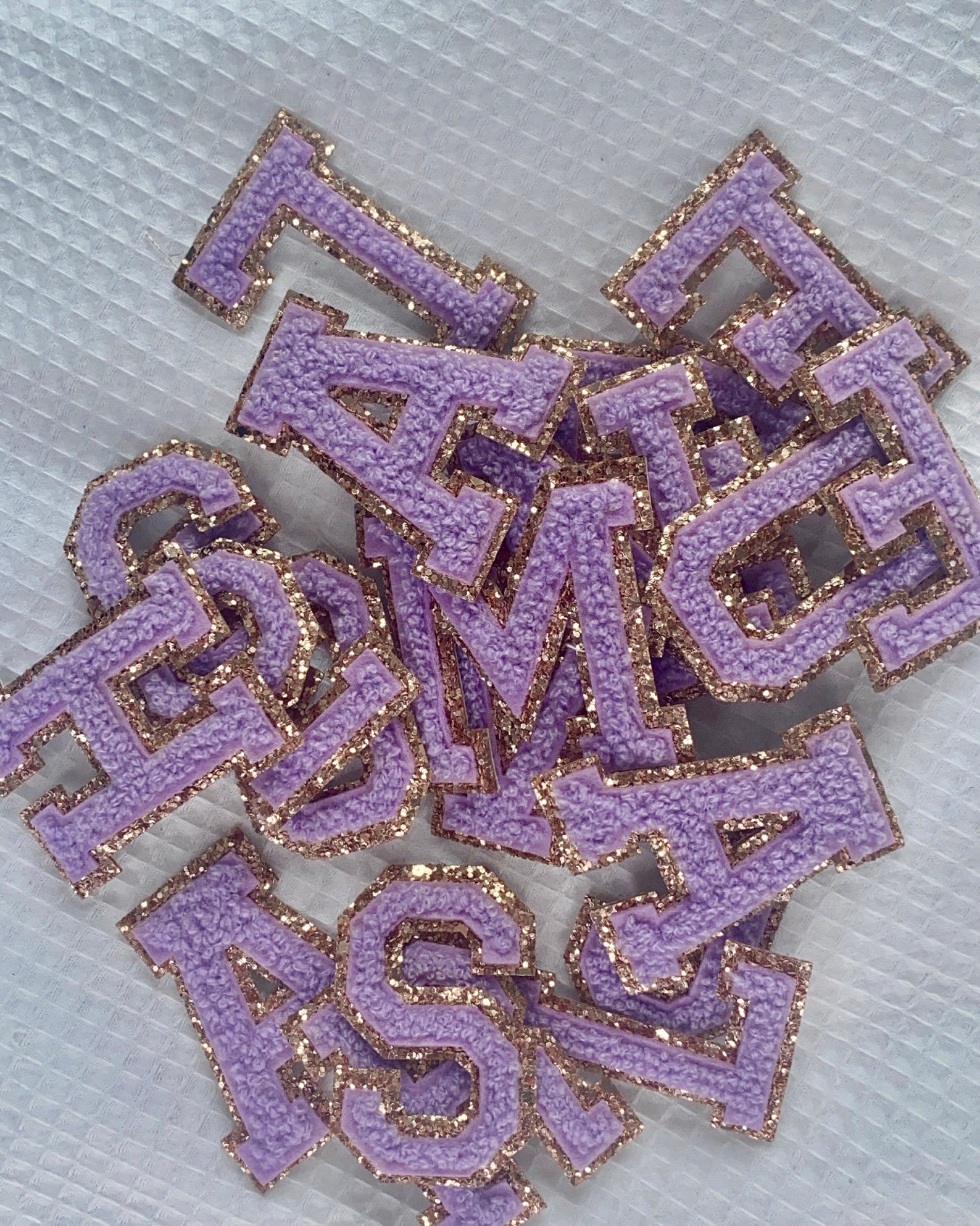 Chenille Letter Patches Personalised Letter Patches Letter Etsy UK