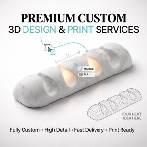 CUSTOM 3D Model Design + Print - 3D Designing, 3D Rendering, 3D Models, 3D Modeler & 3D Modeling Service, CAD, 3mf, stl, obj, Custom 3D File