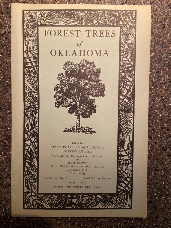 Forest Trees of Oklahoma 1959 Etsy