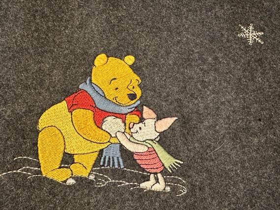 Winnie the Pooh Crossbody Messenger Bag Winter Sc… - image 8