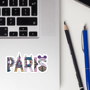 Disneyland Paris Kiss Cut Sticker