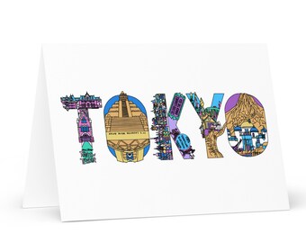 Tokyo Disneyland & DisneySea Postcard or Greeting Card