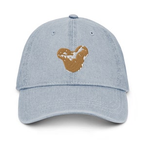 Mickey Beignet Embroidered Denim Hat