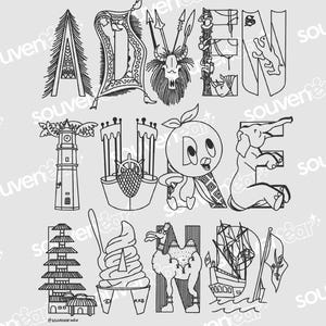 Magic Kingdom Coloring Sheet Collection image 4