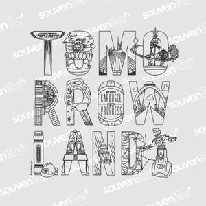 Magic Kingdom Coloring Sheet Collection image 3