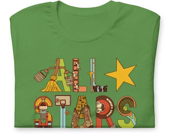 Full Color All Star Resorts Adult Tee