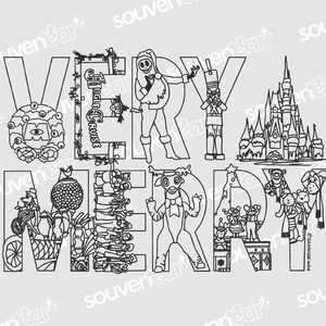 Magic Kingdom Coloring Sheet Collection image 8