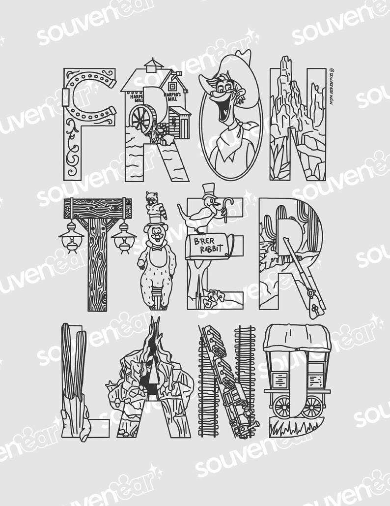 Magic Kingdom Coloring Sheet Collection image 5