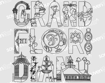 WDW Deluxe/DVC Resorts Coloring Sheet Collection