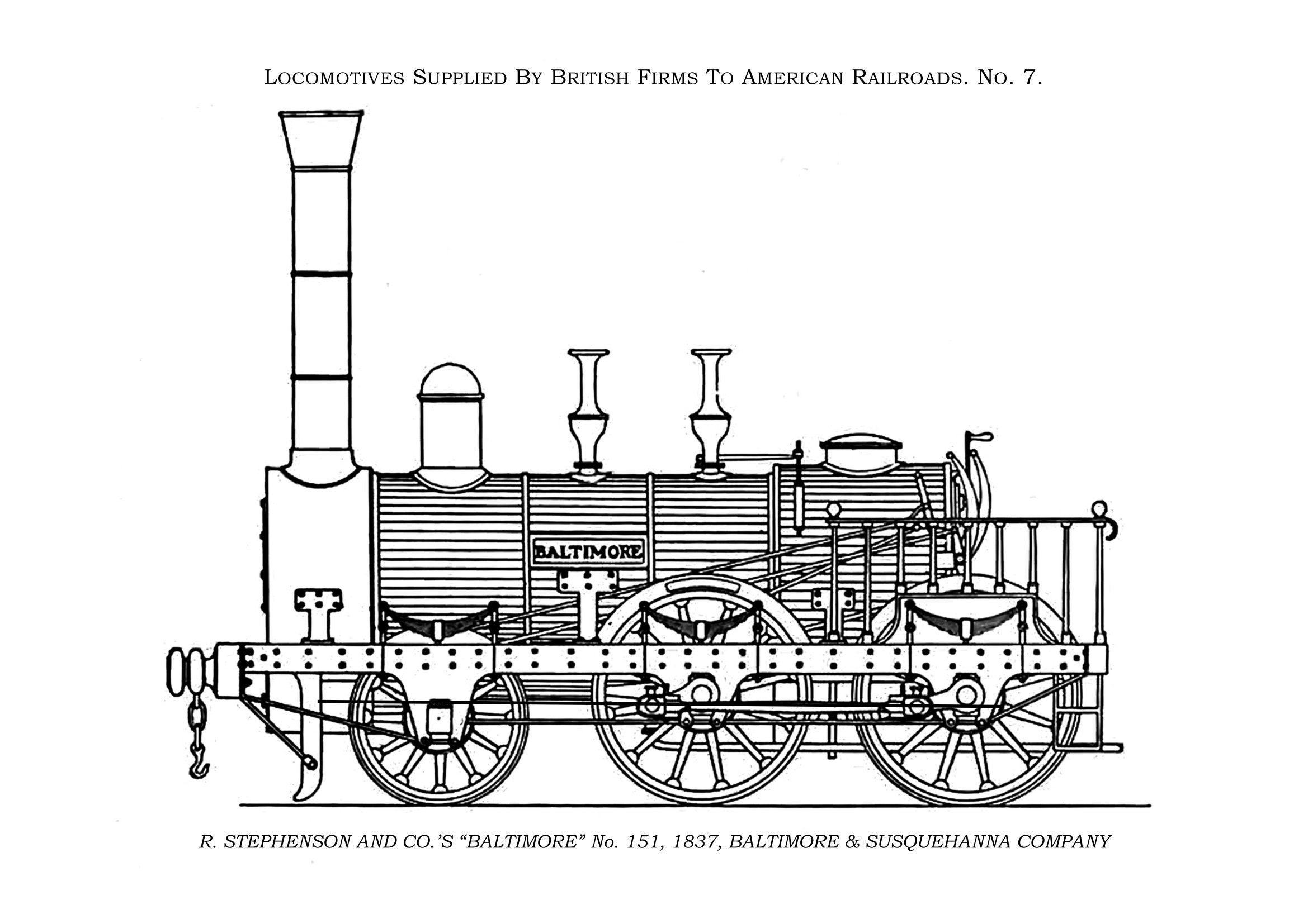 Locomotives Supplied to American Railroads From 1828 to 1838, Including ...