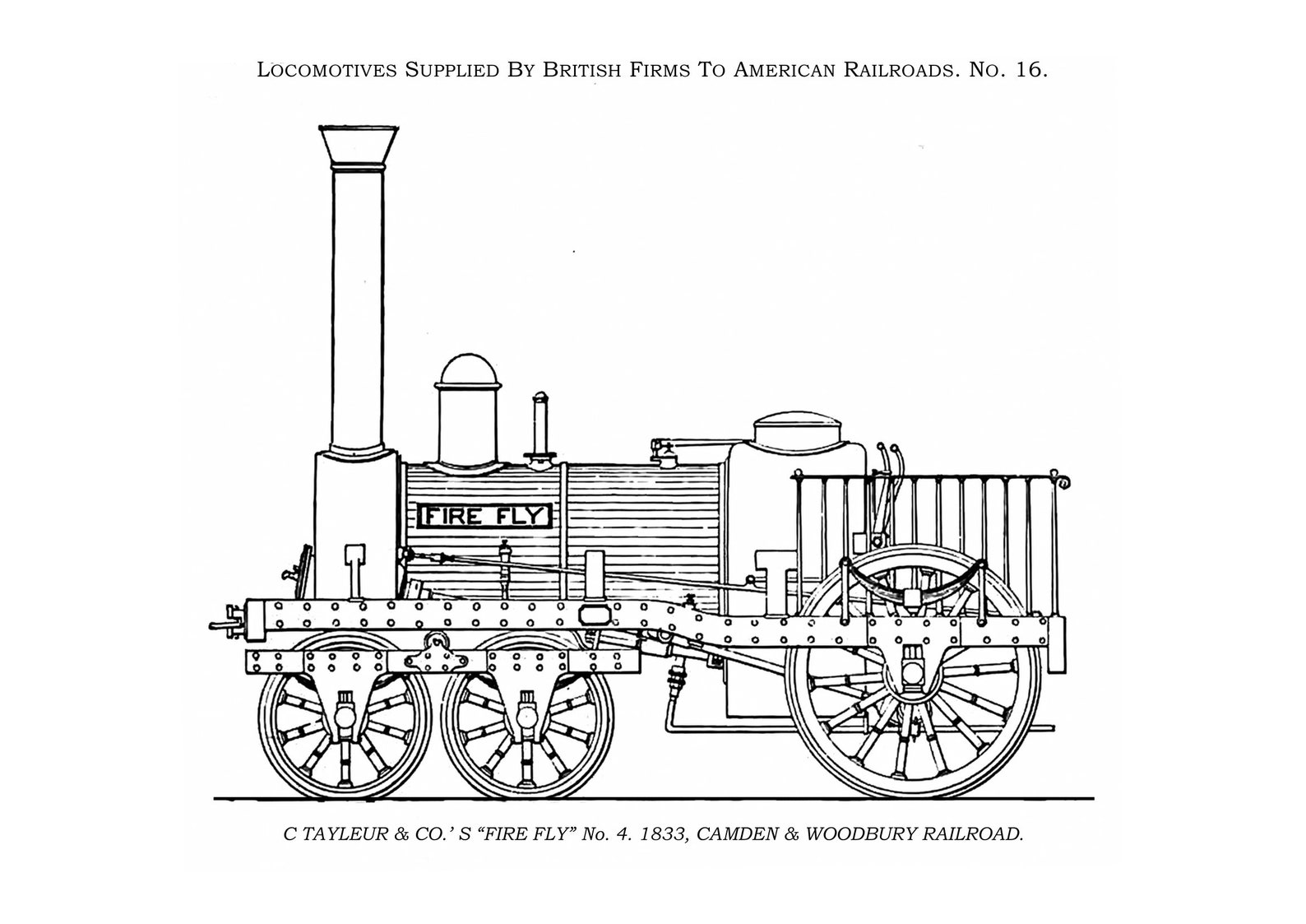 Locomotives Supplied to American Railroads From 1828 to 1838, Including ...