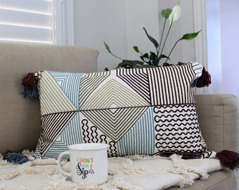 pillow covers 18x18 bohemian decor moroccan cushion kilim cushion cover MOROCCAN pompom pillow neutral cushions Cactus Silk pillow