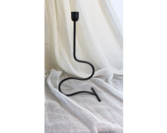 Curvy Candlestick Holder - Minimalist - Taper Candle Holder - Modern Home - Wedding Decor, Tabletop, Centerpiece - Holiday Table, Home Decor