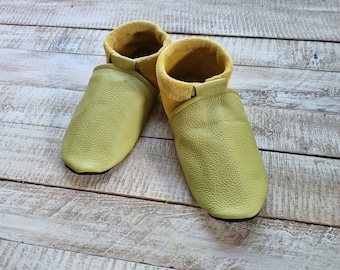 Handgemachte minimalistische Leder Barfuß Slipper, Natural Walk Lederpantoffeln